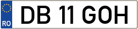 Truck License Plate